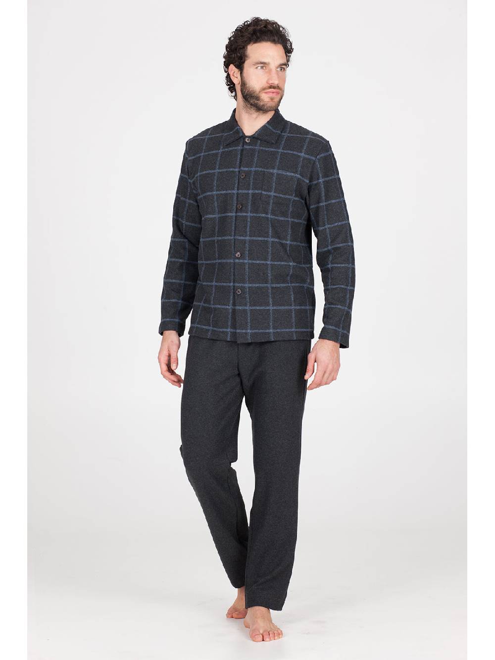 Julipet Pigiama in caldo jacquard di cotone Offerte giornaliere