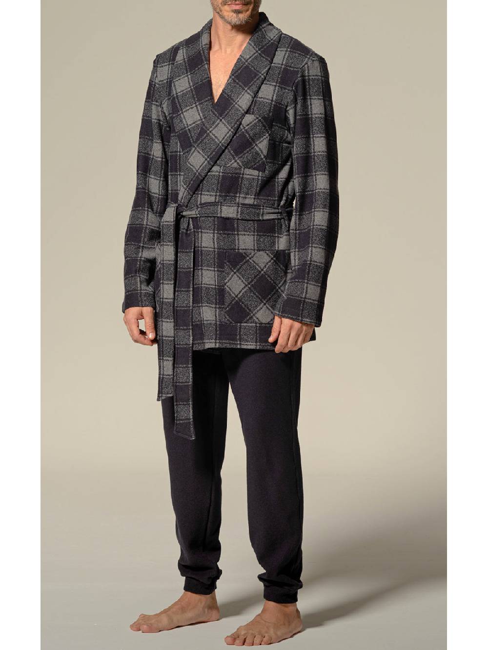Julipet Giacca da camera in confortevole tessuto jacquard Hotsell