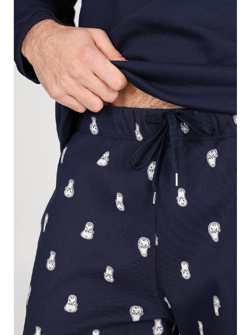 Julipet Pigiama con coulisse Artist Edition, in caldo interlock di puro cotone In Saldo