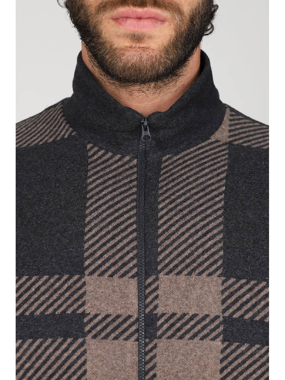 Julipet Pigiama con zip in confortevole jacquard di cotone Moda