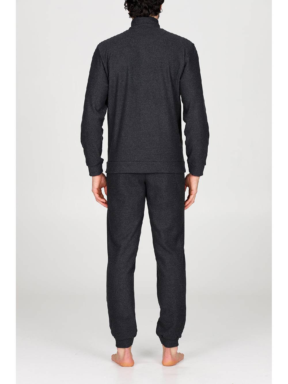Julipet Pigiama con zip in confortevole jacquard di cotone Moda