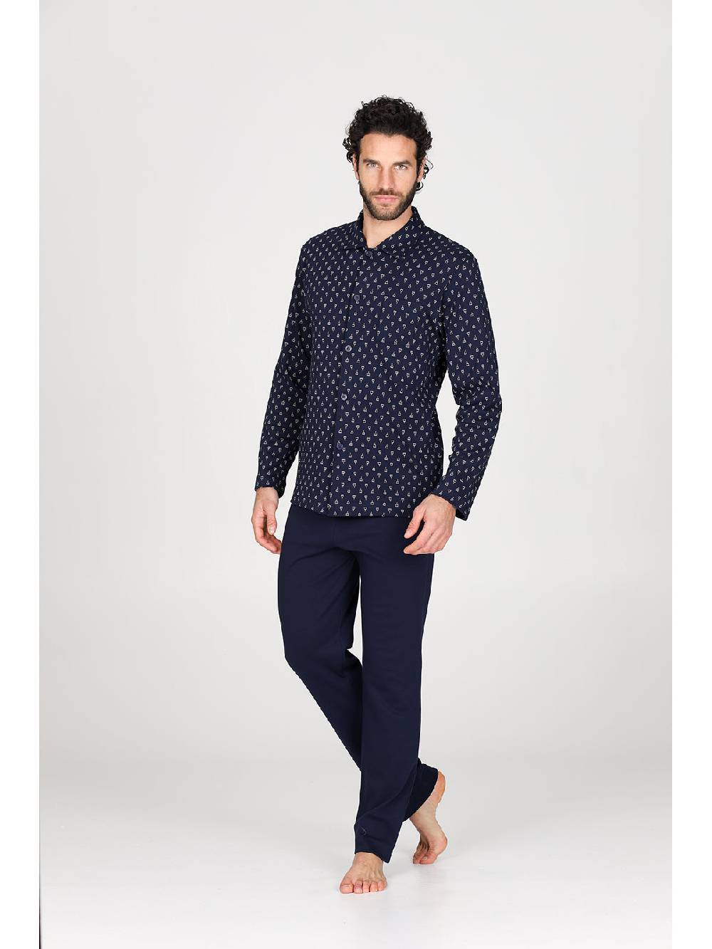 Julipet Pigiama cardigan in caldo interlock di puro cotone 2025