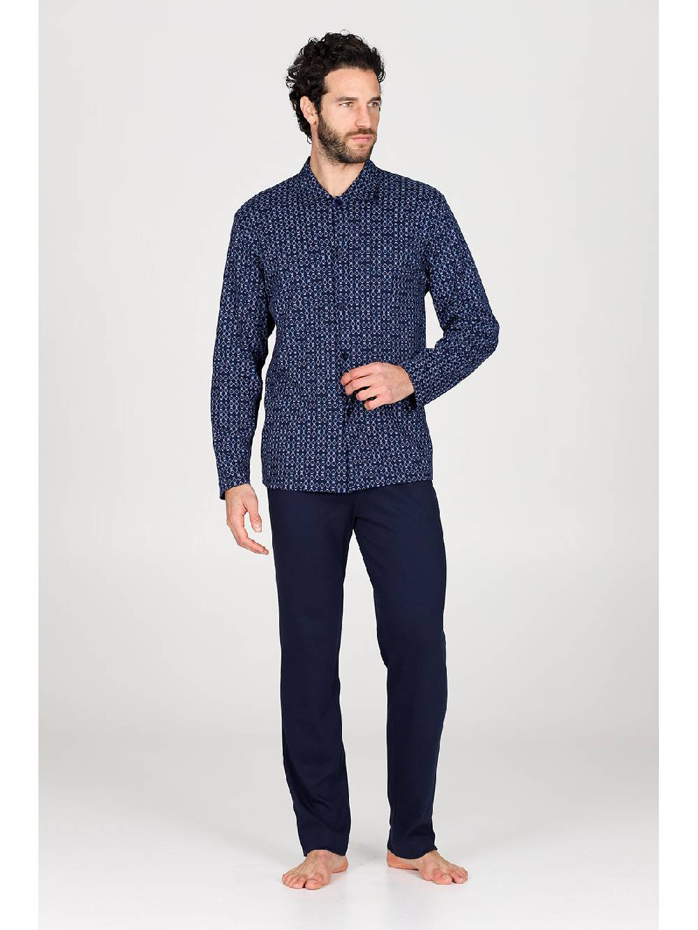 Julipet Pigiama cardigan Artist Edition, in caldo interlock di puro cotone In Linea