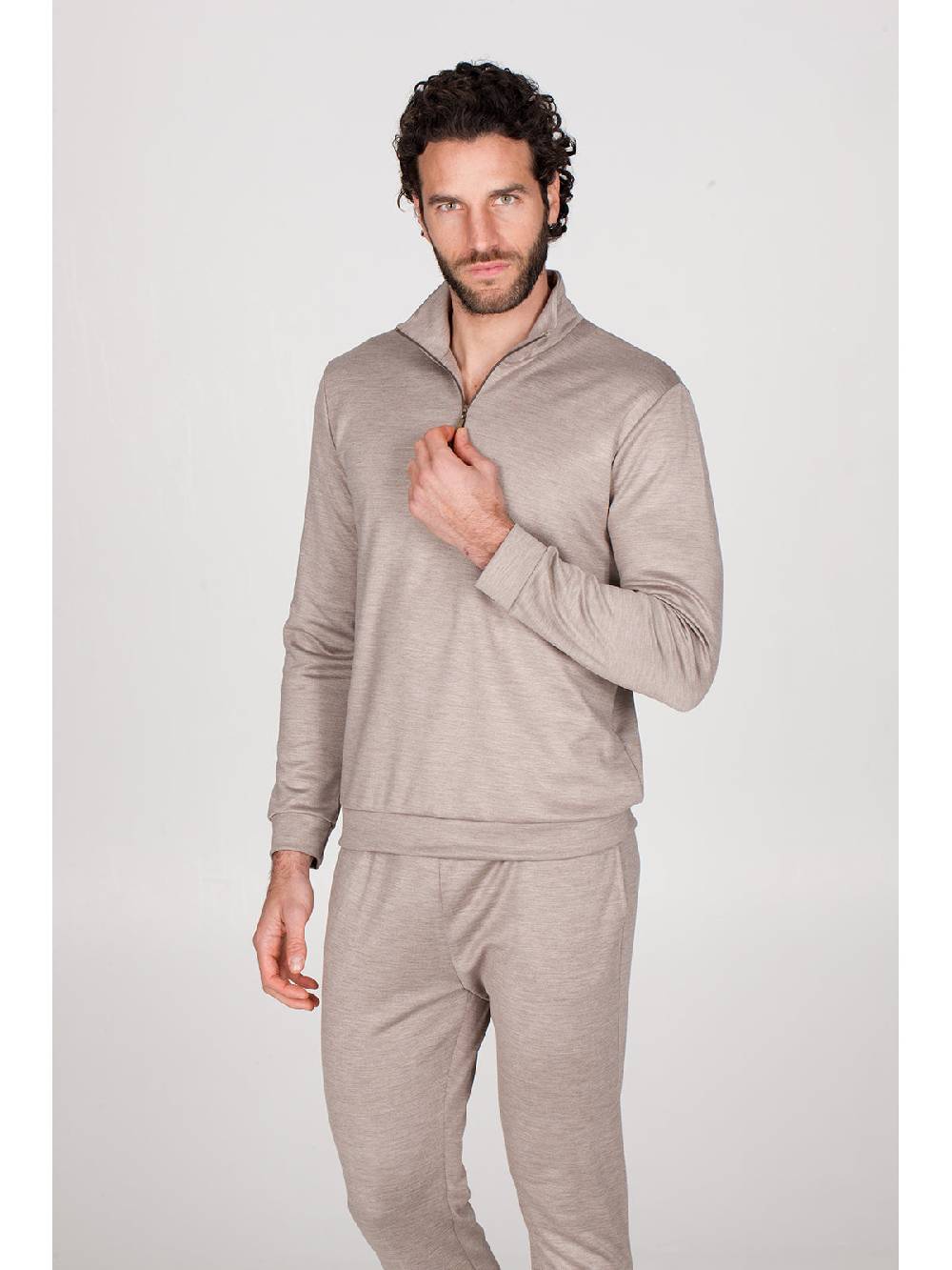Julipet Pigiama con zip in double jersey seta e cotone Shopping Online