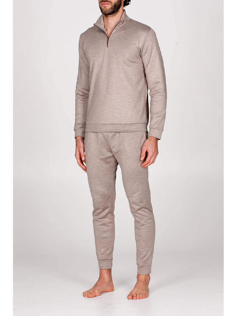 Julipet Pigiama con zip in double jersey seta e cotone Shopping Online