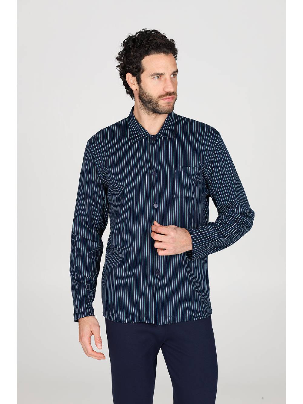 Julipet Pigiama cardigan in caldo interlock di puro cotone Affare Del Giorno