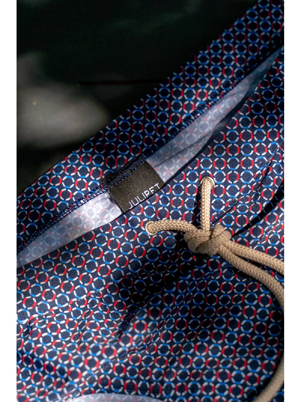 Julipet Slip mare slim in micro-fantasia In Vendita