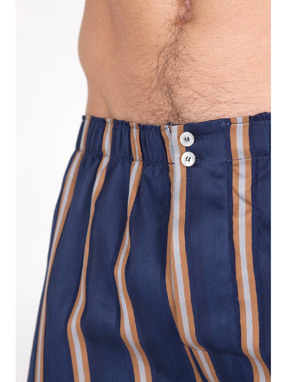 Julipet Boxer gessato in pregiato popeline Saldi Di Fabbrica