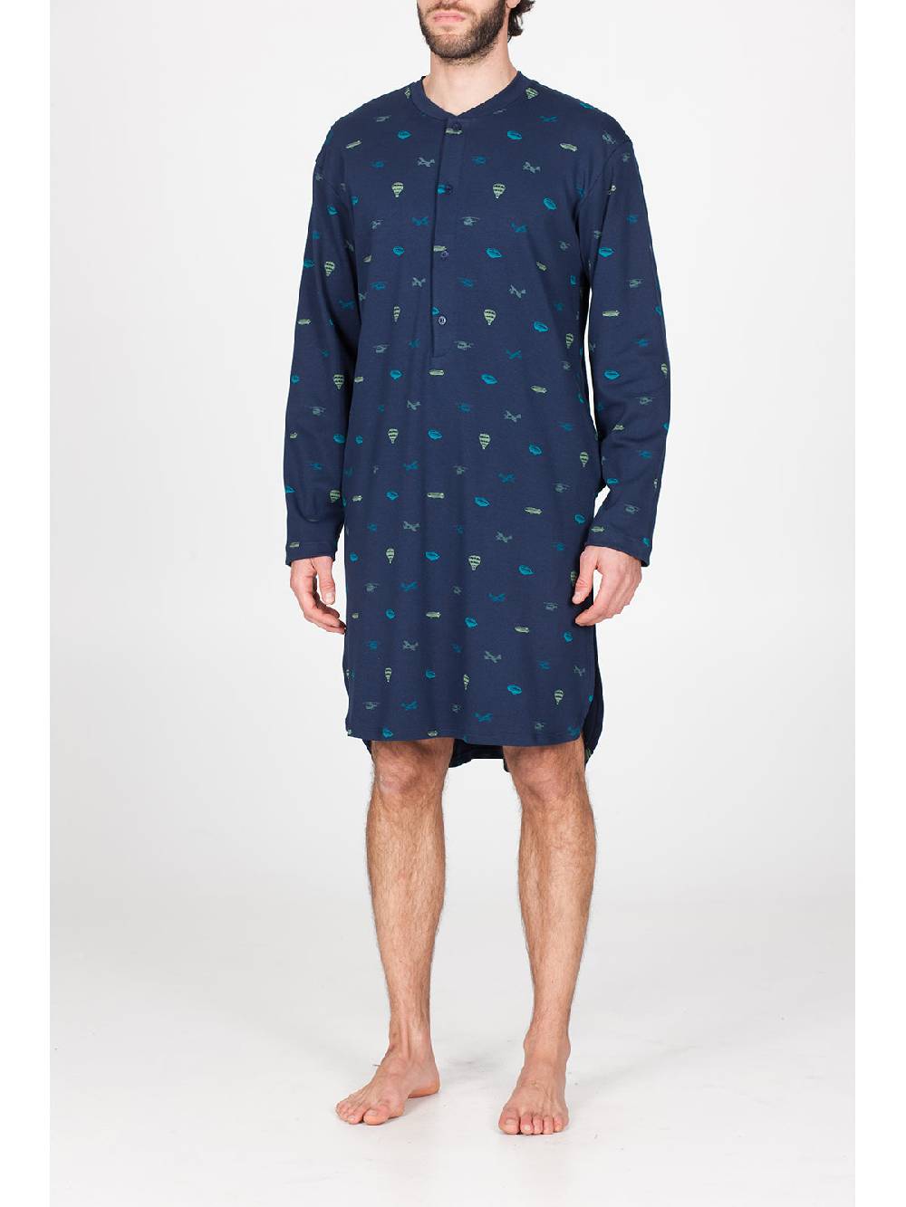 Julipet Camicia da notte in morbido interlock di puro cotone Negozio