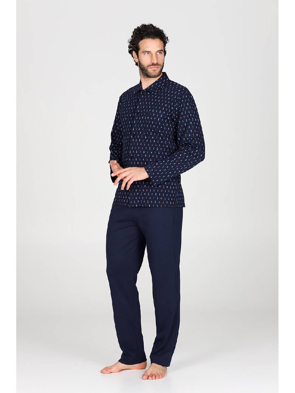 Julipet Pigiama cardigan in caldo interlock di puro cotone Offerta migliore