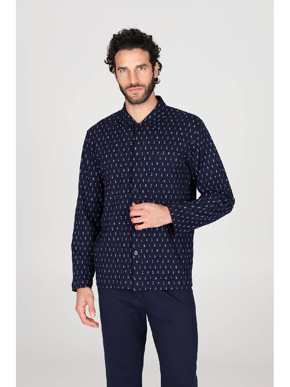 Julipet Pigiama cardigan in caldo interlock di puro cotone Offerta migliore