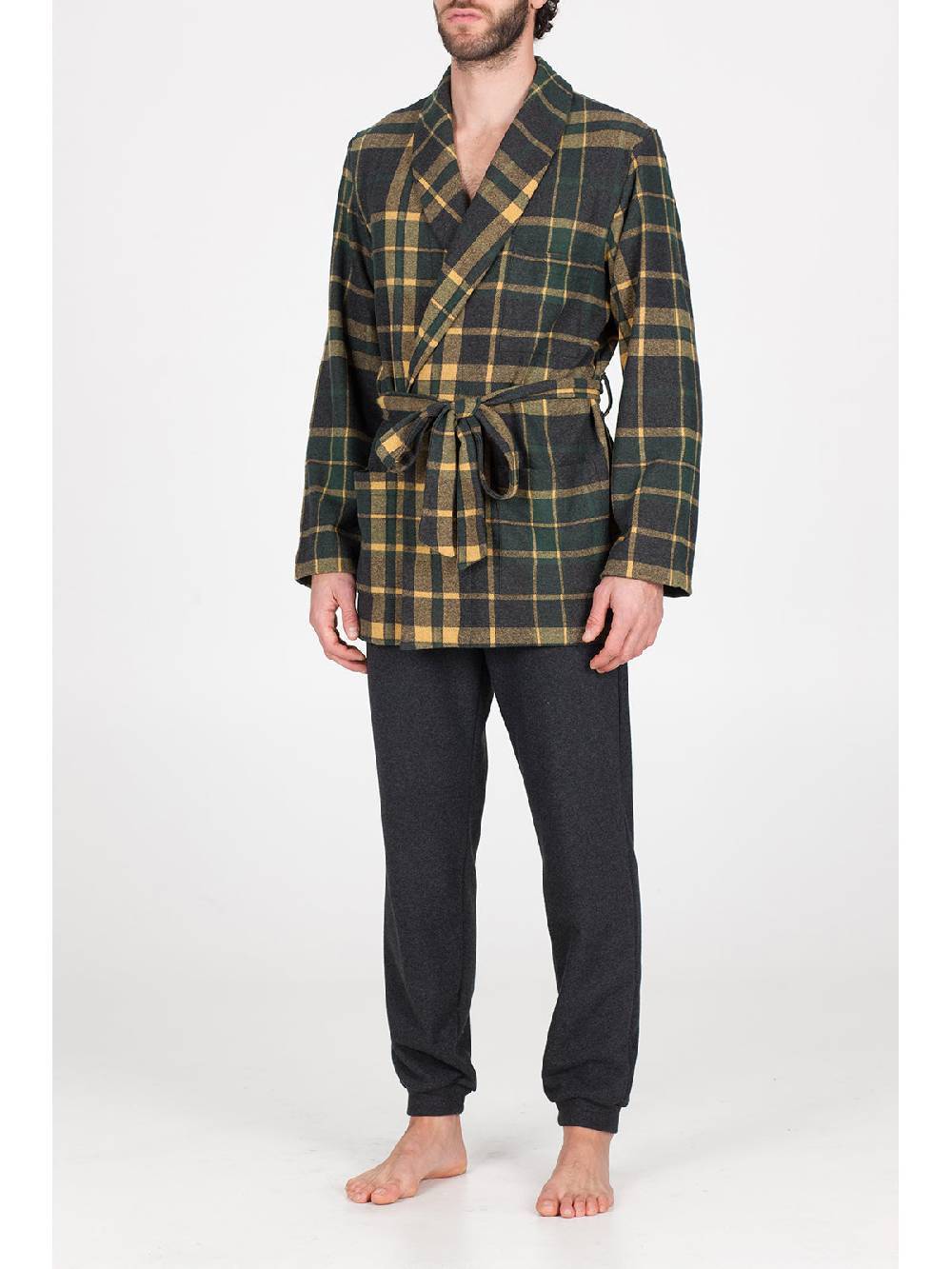 Julipet Giacca da camera in caldo jacquard di cotone Online Outlet