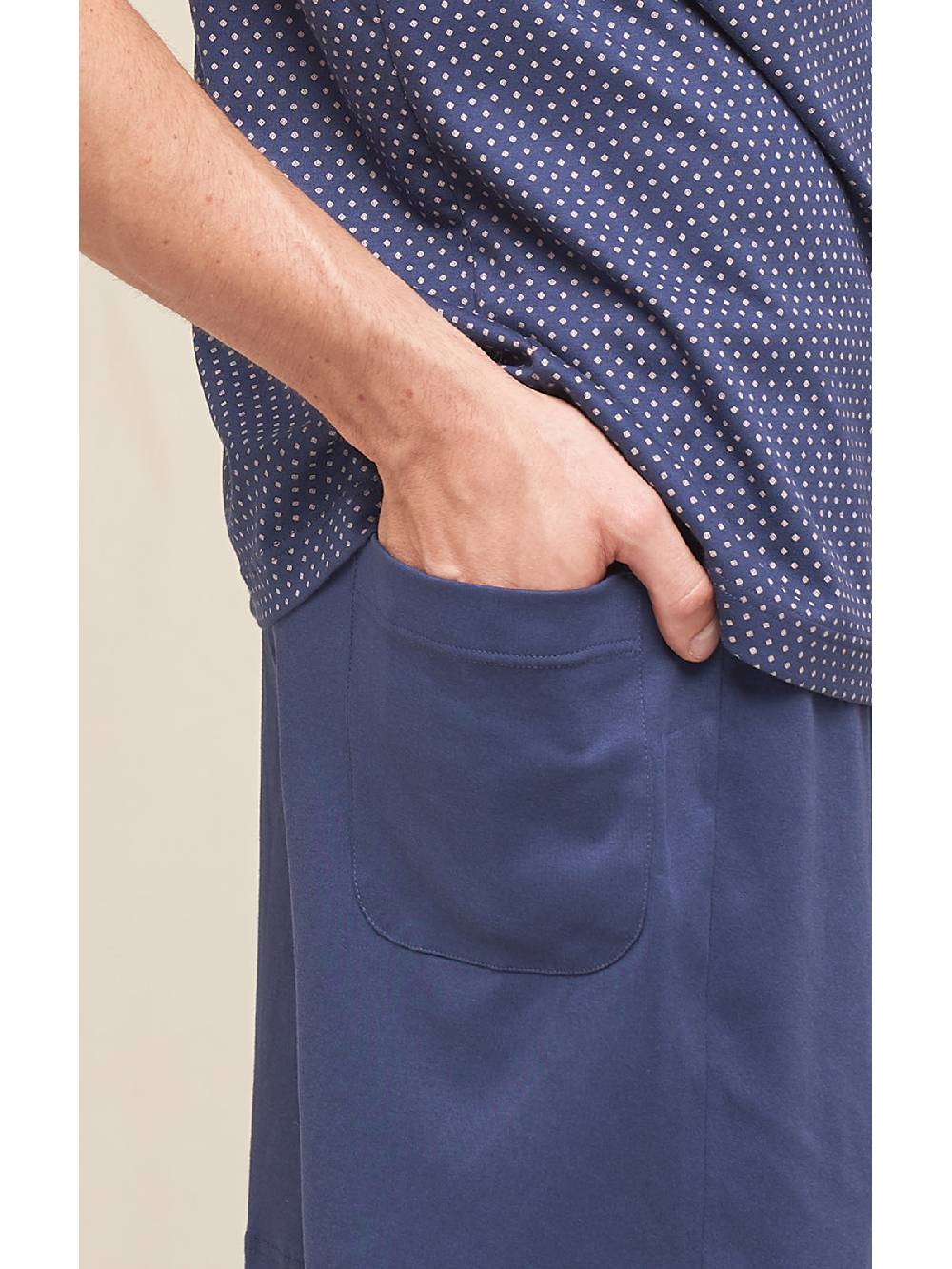 Julipet Pigiama corto in leggero interlock di puro cotone stampato Shopping Online