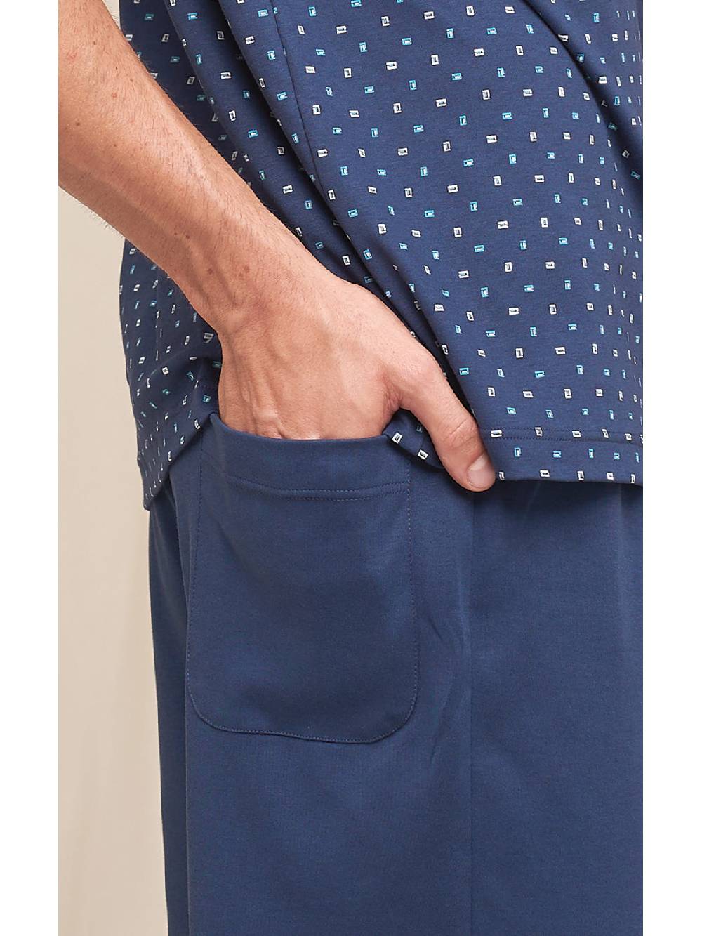 Julipet Pigiama corto in leggero interlock di puro cotone stampato Affare Del Giorno