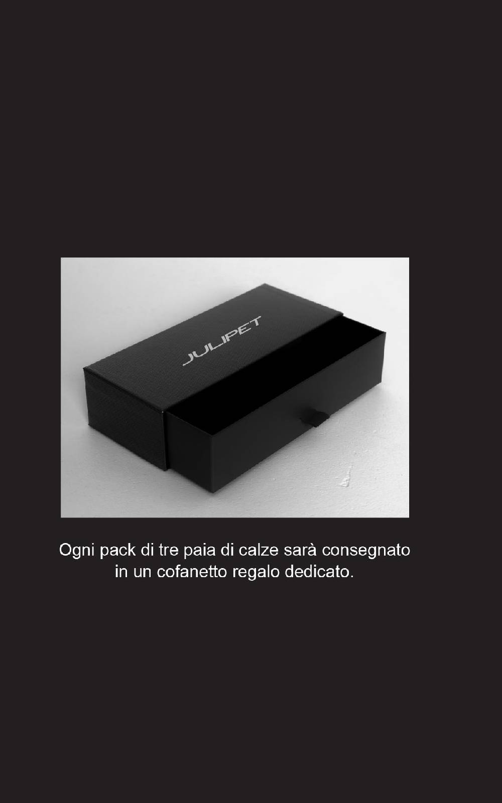 Julipet Calze sottoginocchio tripack in cofanetto regalo Negozio
