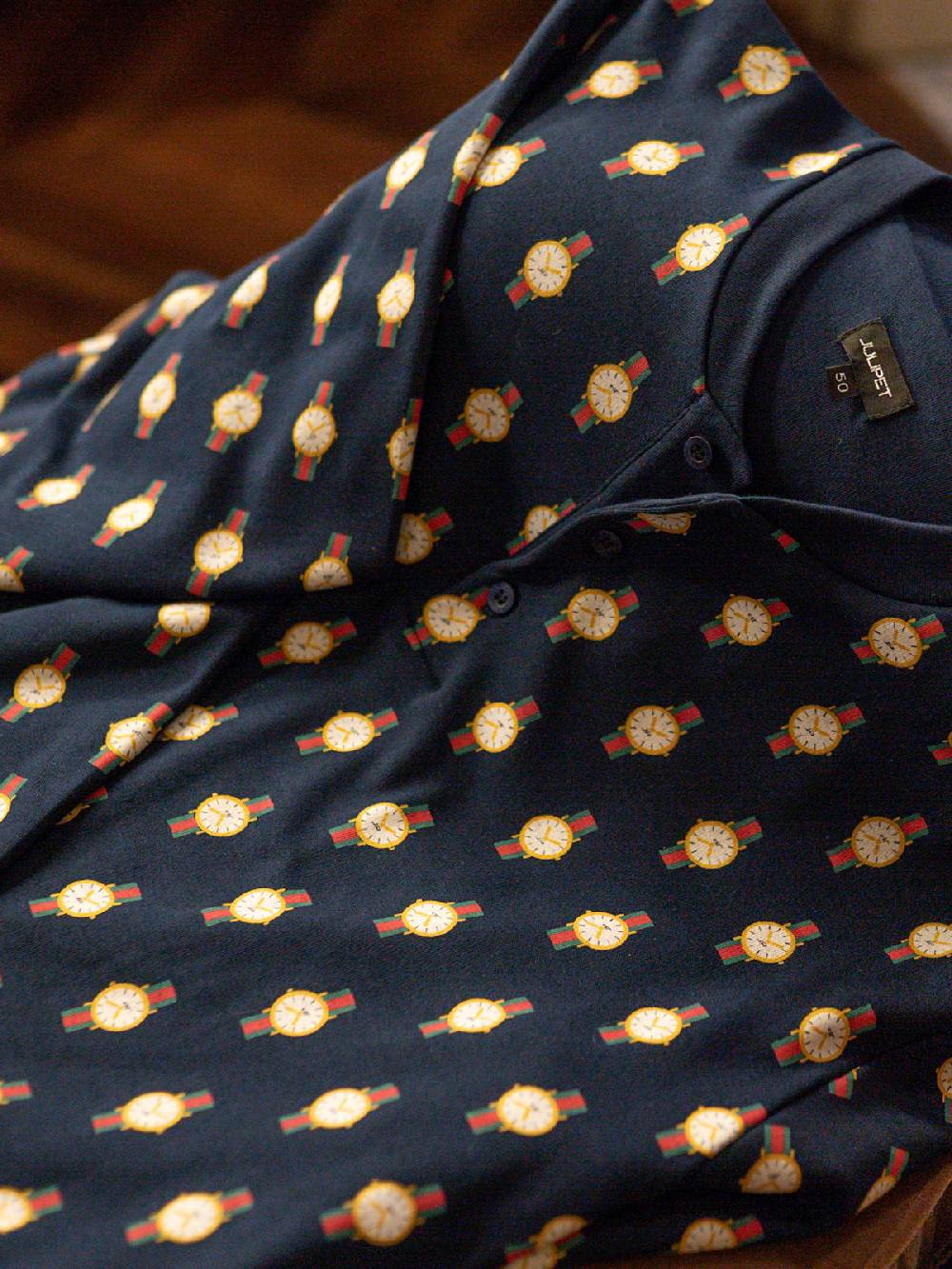 Julipet Pigiama serafino Artist Edition, in caldo interlock di puro cotone Fornitura limitata
