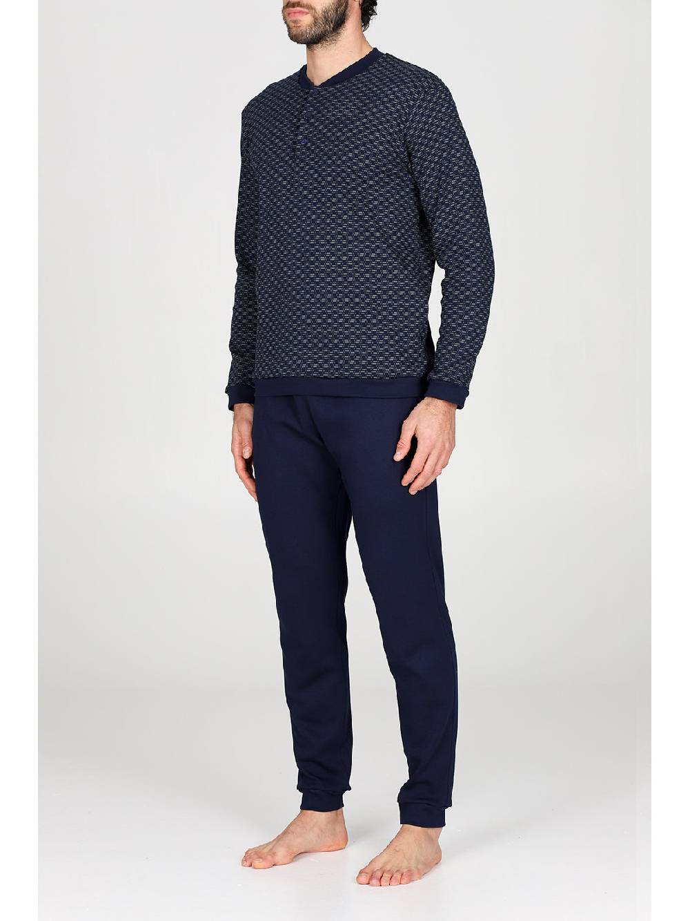 Julipet Pigiama serafino in caldo interlock di puro cotone Cyber Monday
