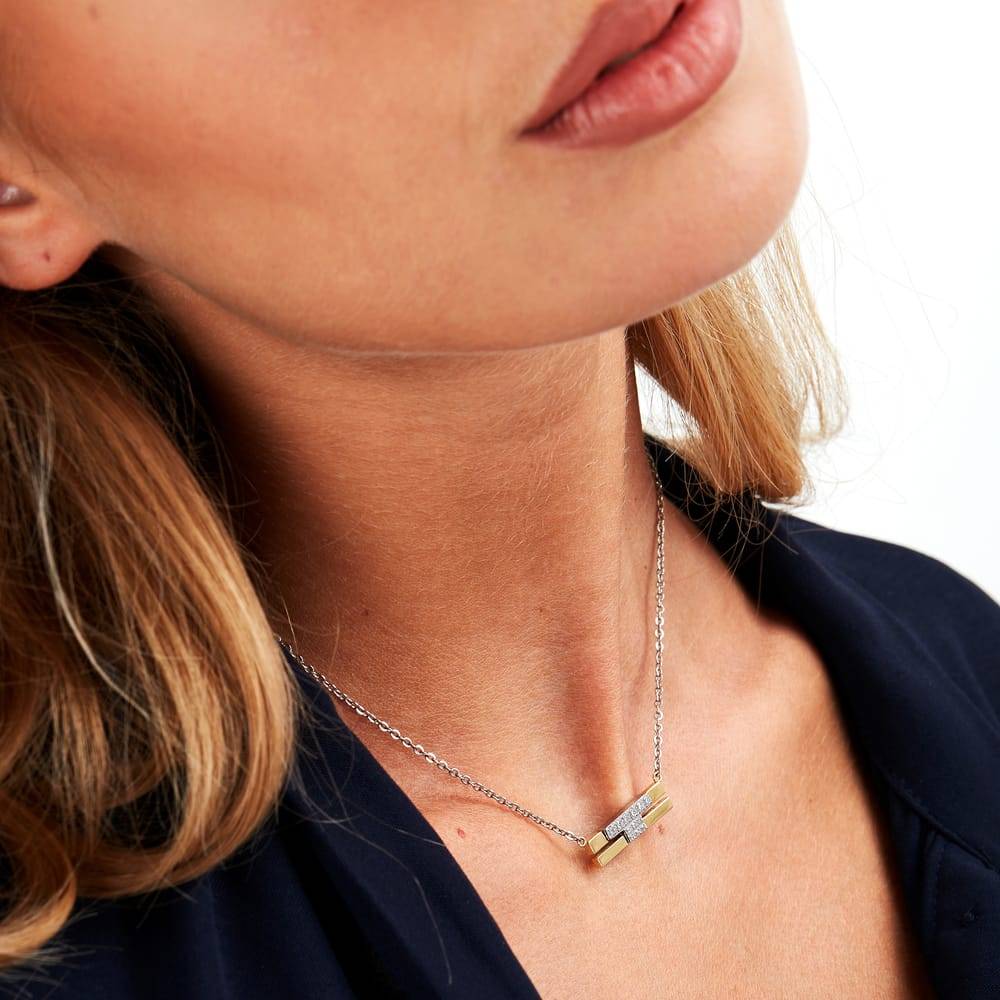 La Petite Story COLLANA TRUSSARDI T-LOGO - TJAXC06 Offerte