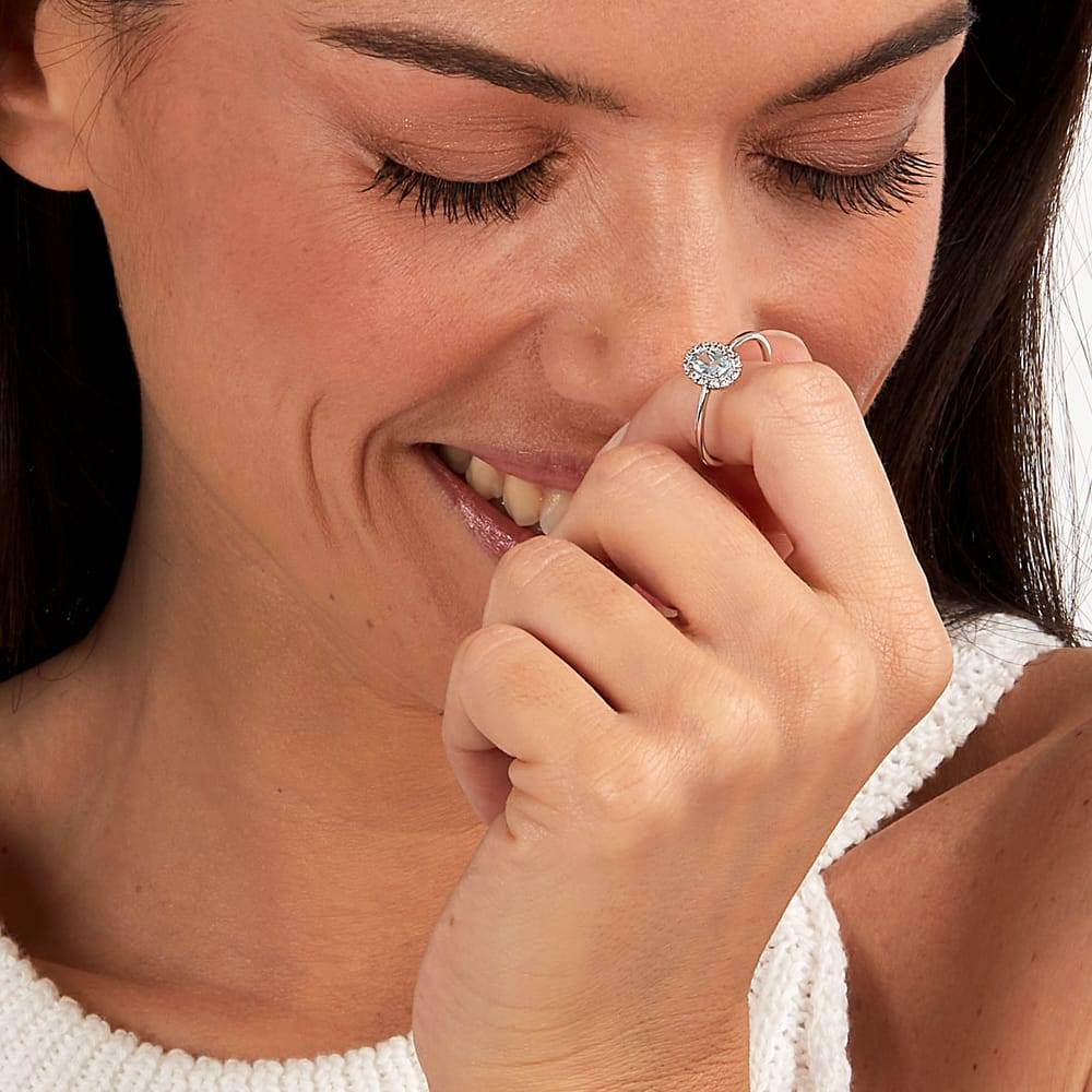 La Petite Story ANELLO BLUESPIRIT ACQUAMARINA - P.206C03000206 Shopping Online