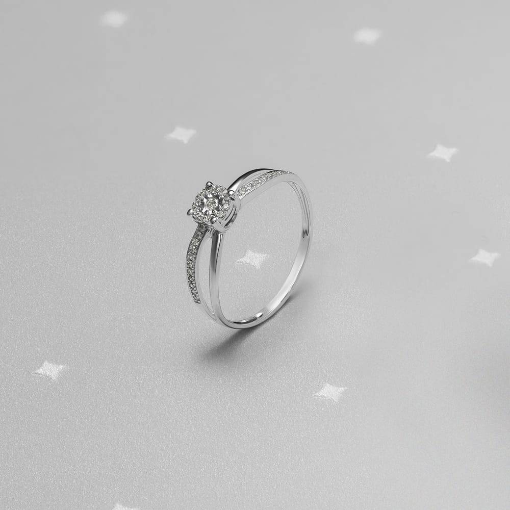 La Petite Story Anello con Diamanti - Bluespirit Promesse Italy