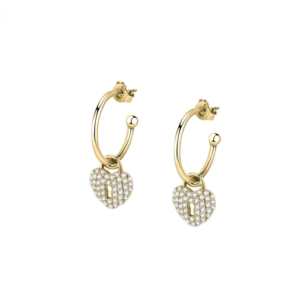 La Petite Story Orecchini a Cerchio - Creole in Argento, ⌀20mm In Vendita