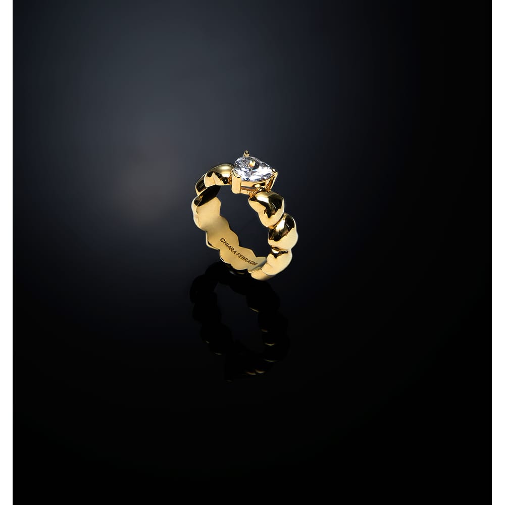 La Petite Story Anello Chiara Ferragni Brand Cuoricino - J19AVT05012 Offerta Giorno del Papà
