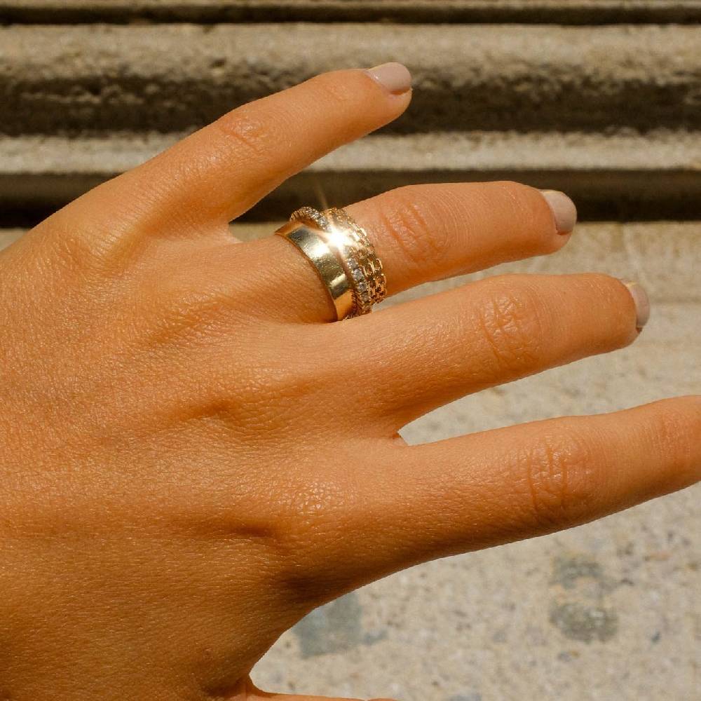 Lil Milan Rocky Ring Sconto