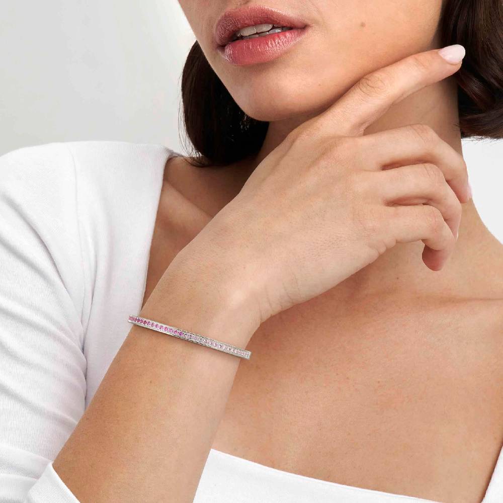 ﻿Nomination Bracciale Pretty Bangles con Degradé di Zirconi Fucsia Promozione