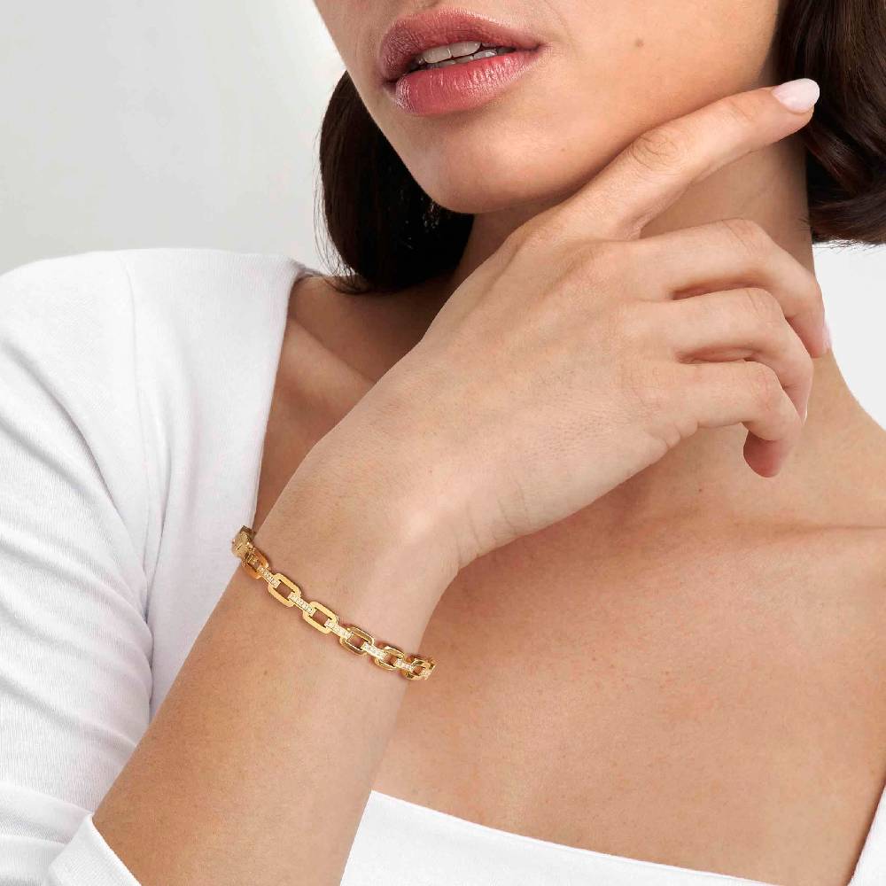 Nomination Bracciale Pretty Bangles Catena rigida e Zirconi Fino Al -60%