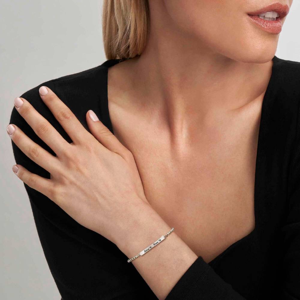 Nomination Bracciale Messaggi d'amore con Placca centrale incidibile Italia