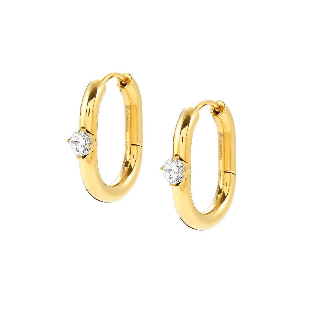 Nomination Orecchini Chainsofstyle Circolari con cubic zirconia