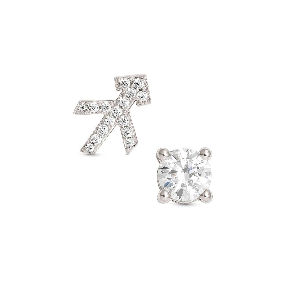 Nomination Orecchini MYZODIAC Sagittario in argento e zircone Outlet