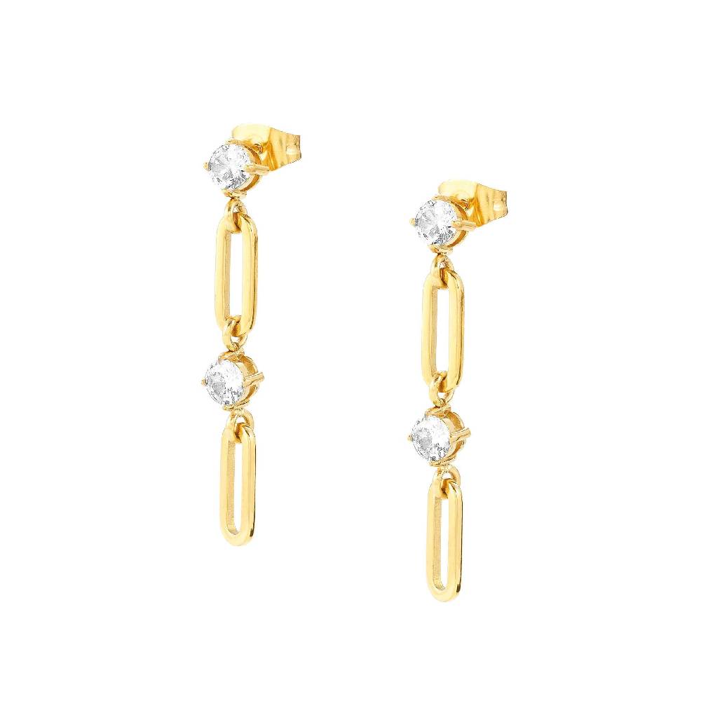 Nomination Orecchini Chainsofstyle Pendenti con Cubic zirconia