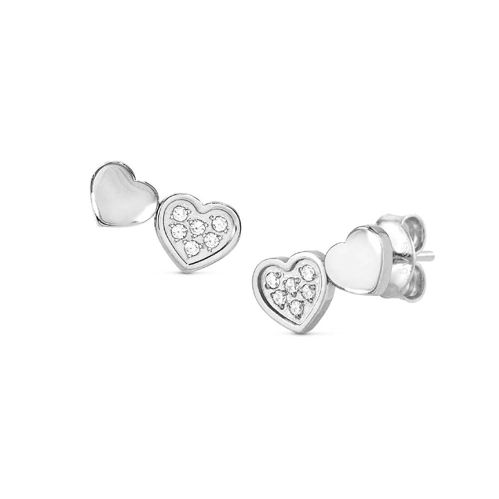 Nomination Orecchini misstrendy con cuori con cubic zirconia e pvd colorato 2025