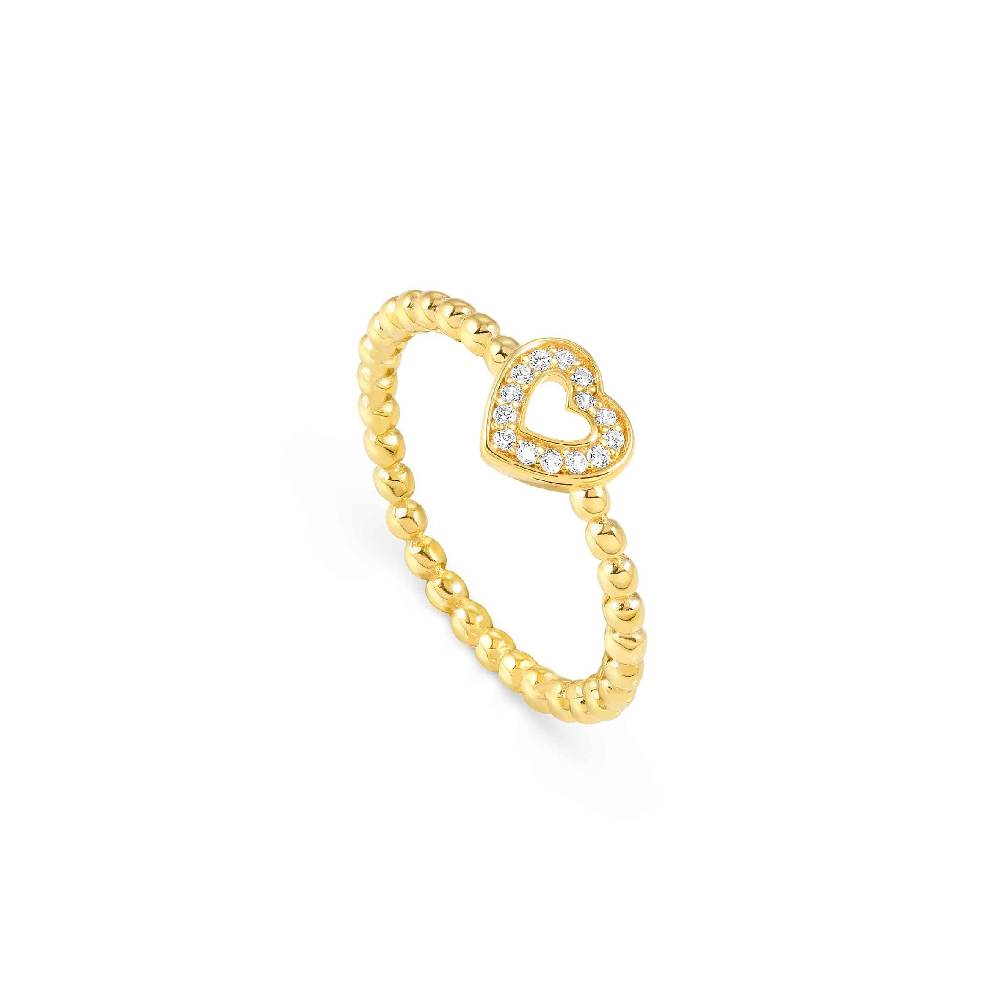 Nomination Anello Lovecloud Cuore con Zirconi