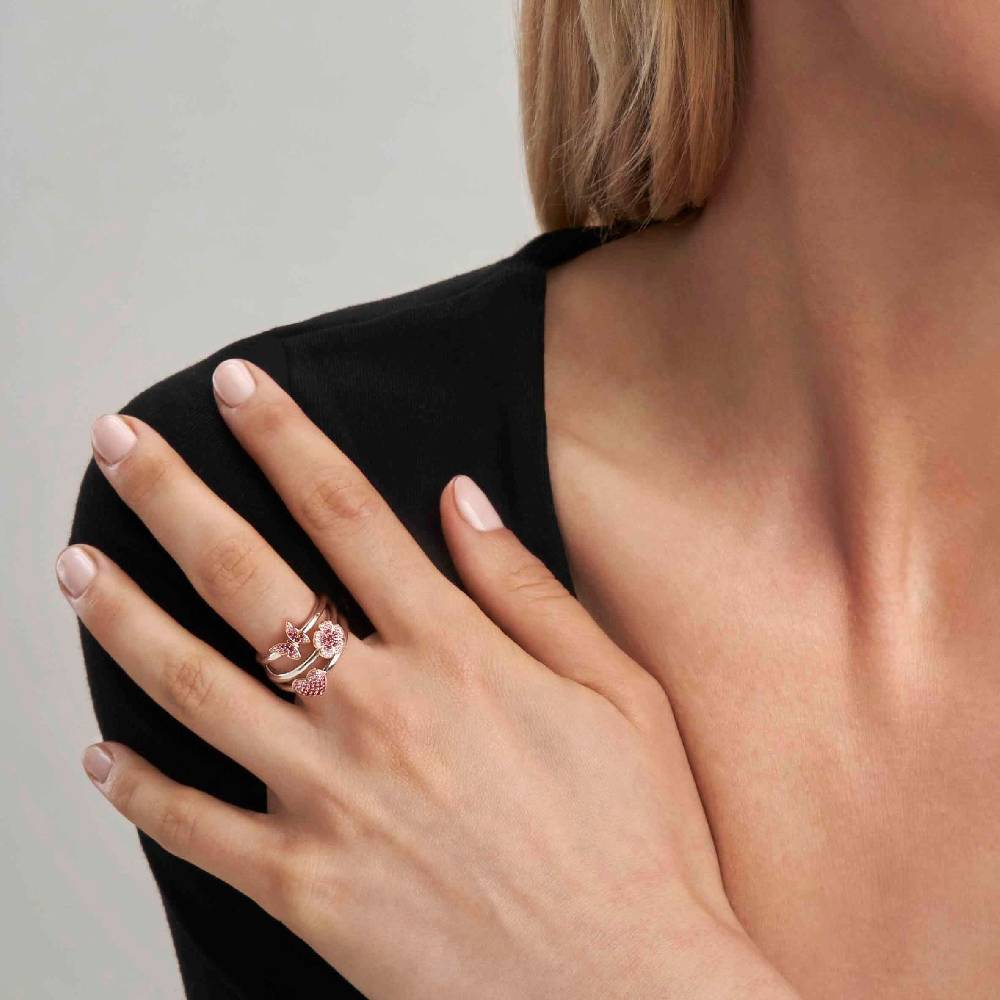 Nomination Anello Crysalis cuore piccolo con Cubic Zirconia Qualità Garantita