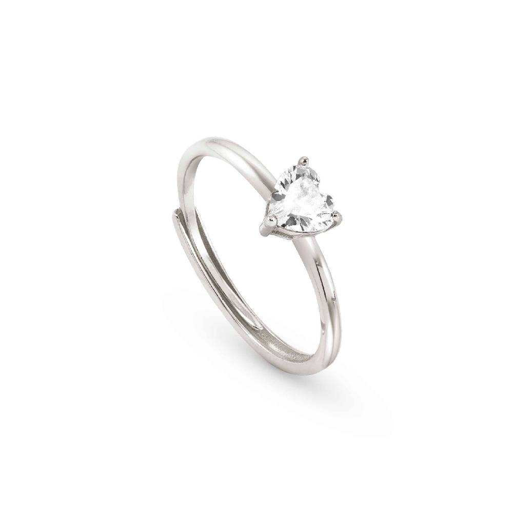 Nomination Anello SweetRock argento cuore bianco