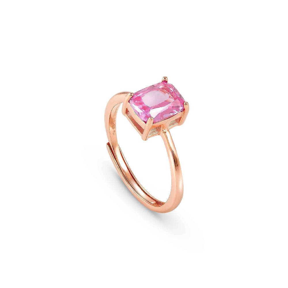 Nomination Anello Colour Wave con Zircone rosa