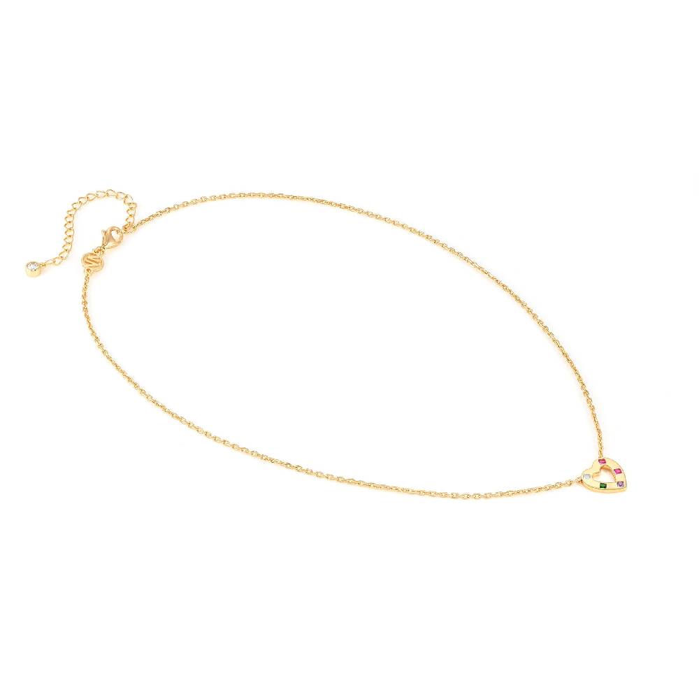 Nomination Collana Carismatica Cuore e CubIc Zirconia mixed 2025