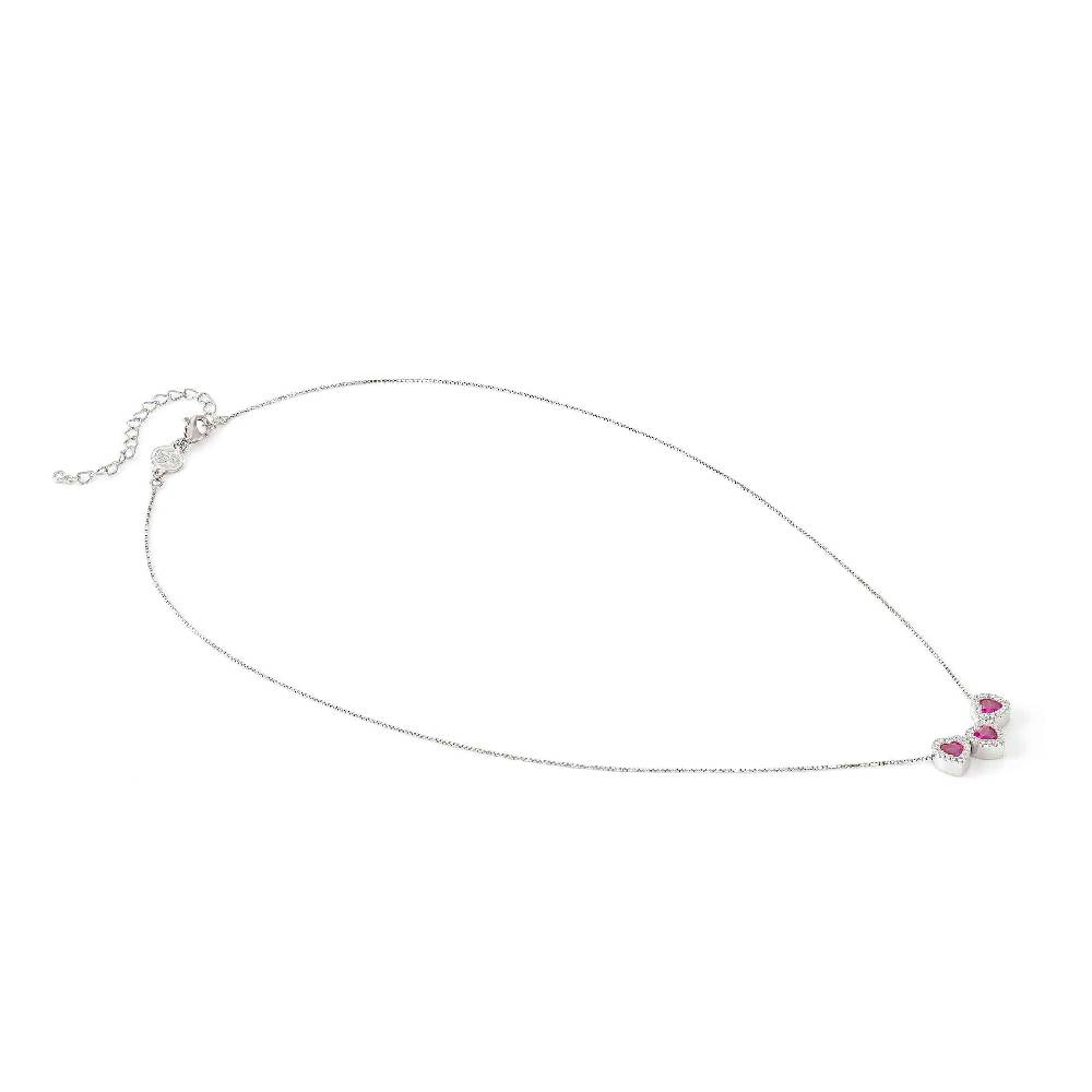 Nomination Collana All My Love con 3 Cuori e Zirconi Spedizione Gratuita