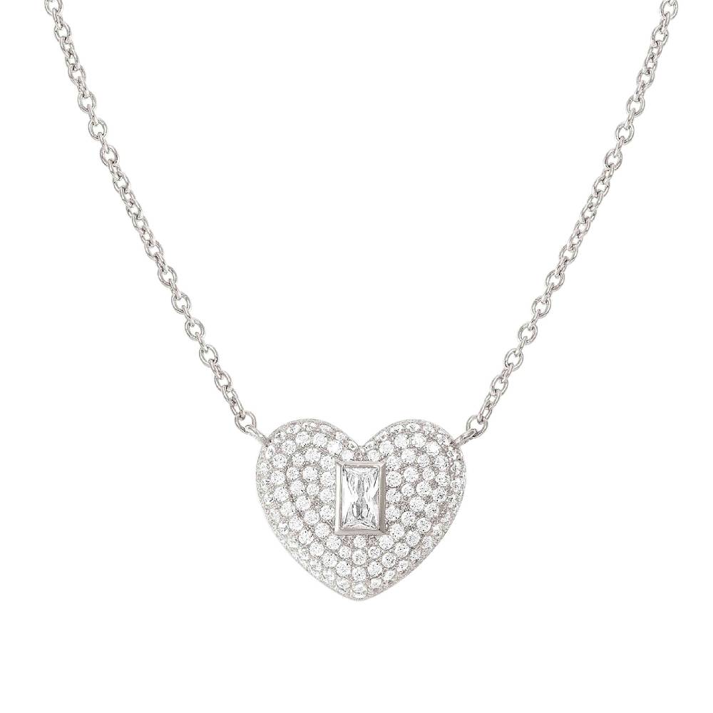 Nomination Collana Domina con Simbolo cuore e Zirconi