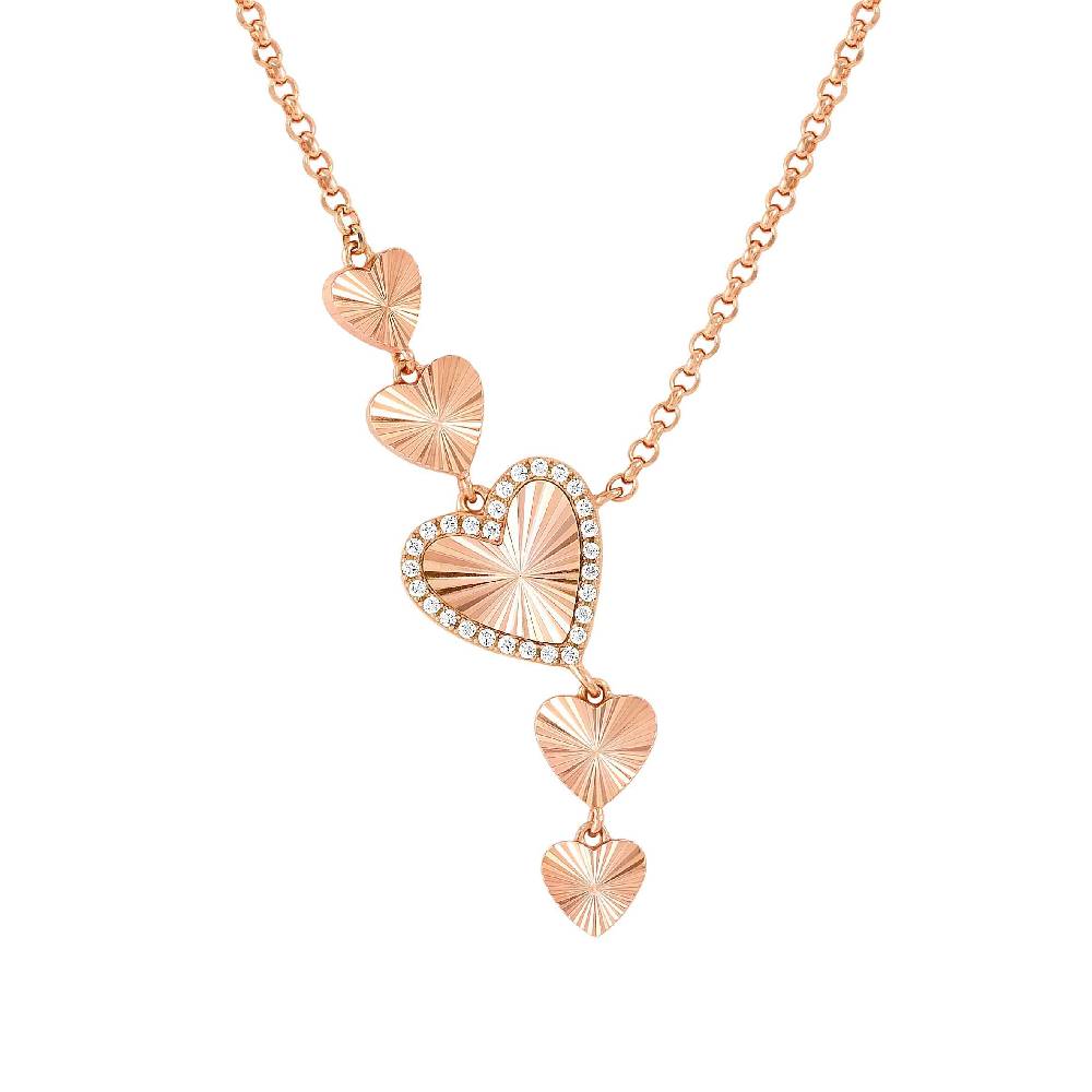 Nomination Collana TrueJoy con Cuori diamantati