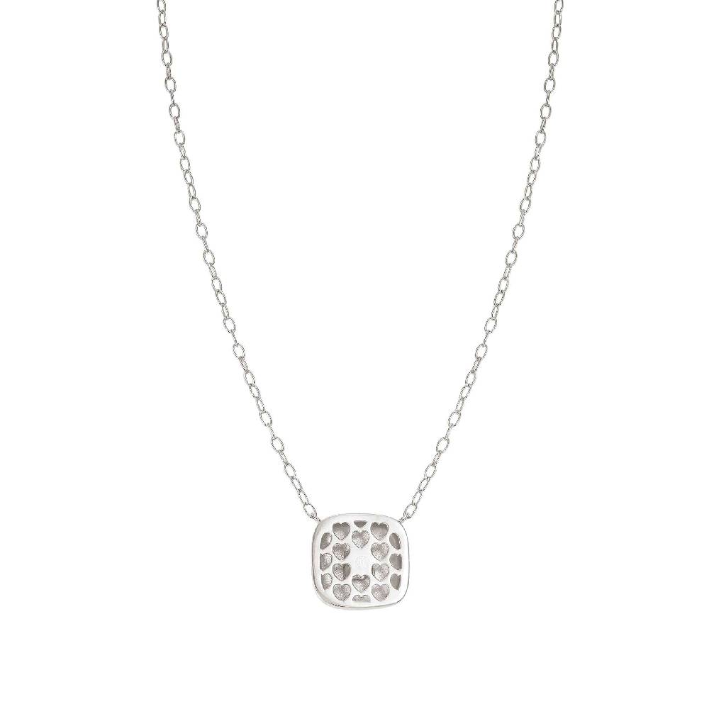 Nomination Collana Domina con Simbolo quadrato e Zirconi Sottocosto