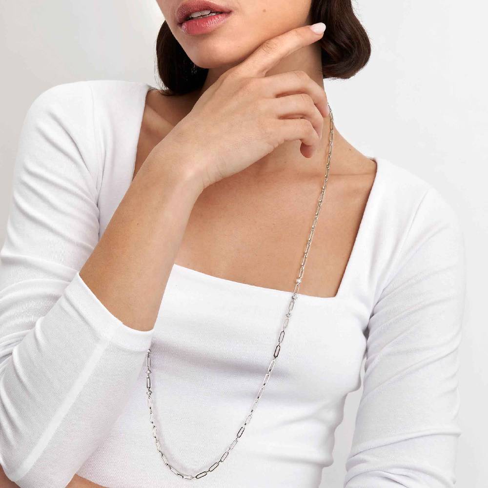 Nomination Collana Chainsofstyle lunga con Cubic Zirconia Offerta