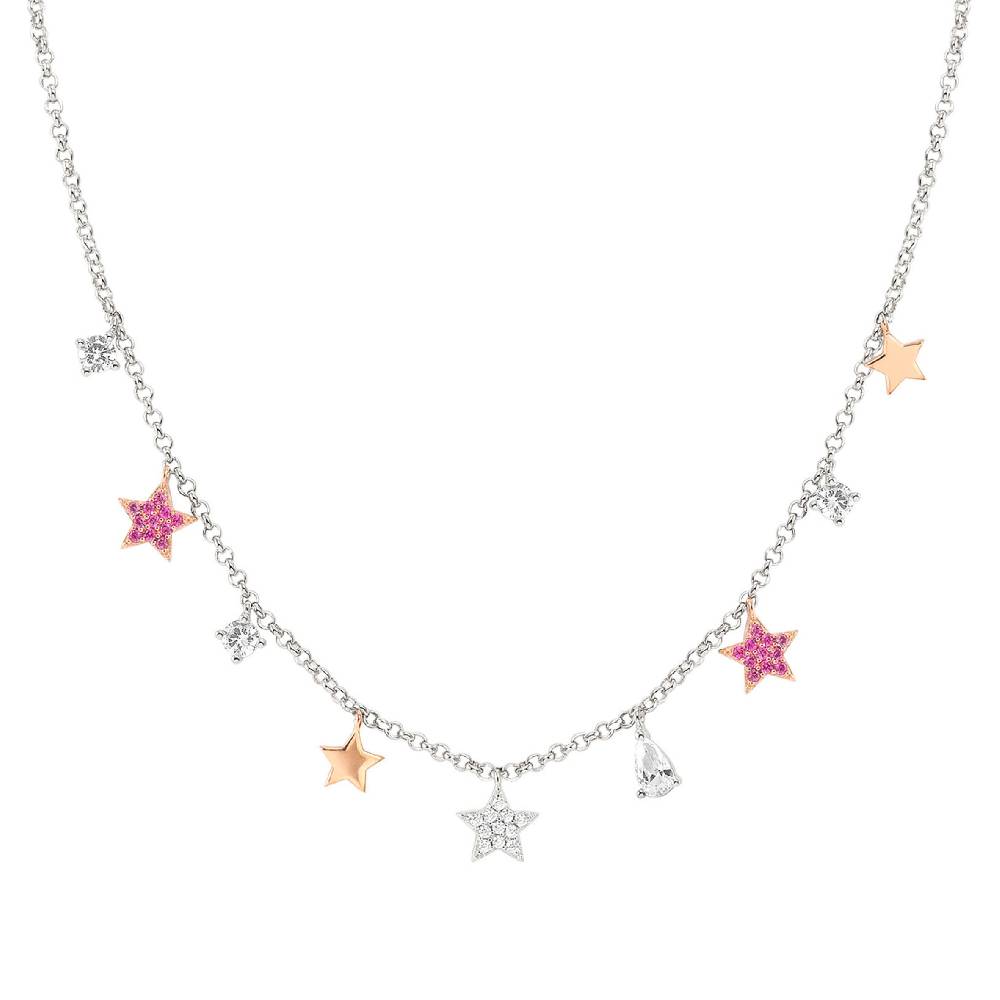 Nomination Collana Lucentissima Mix Pendenti Stelle e Cubic Zirconia