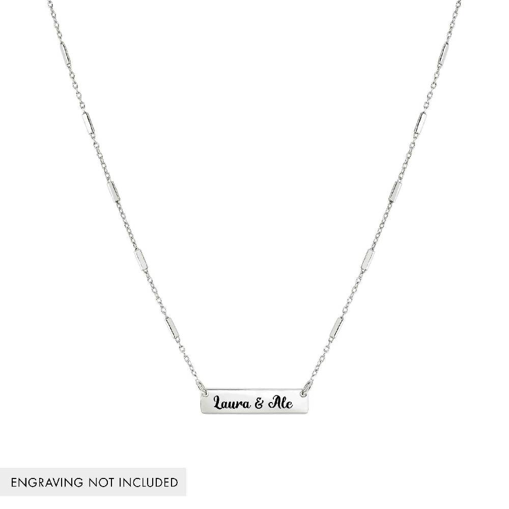 Nomination Collana Messaggi d'amore con Centrale incidibile Vendita Economica