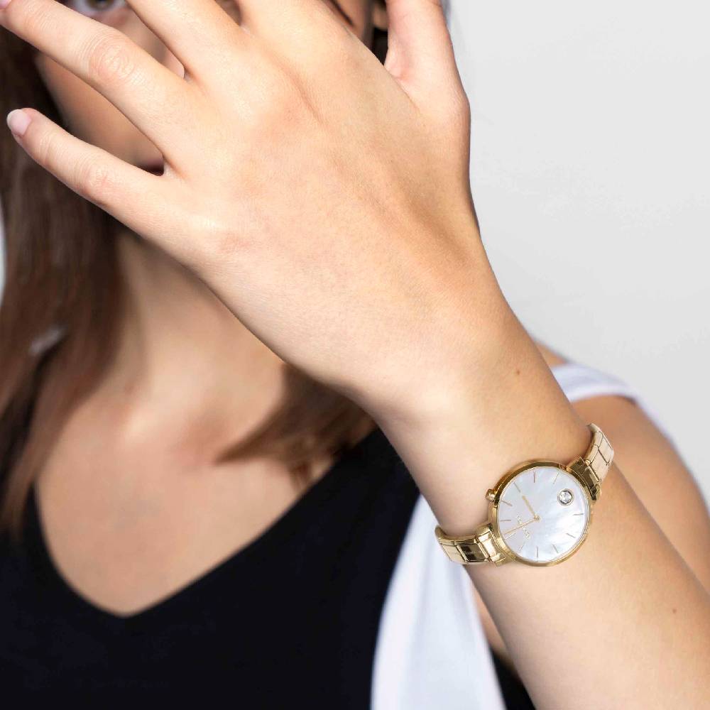 Nomination OROLOGIO COMPOSABLE ORO GIALLO CON ZIRCONE Italia