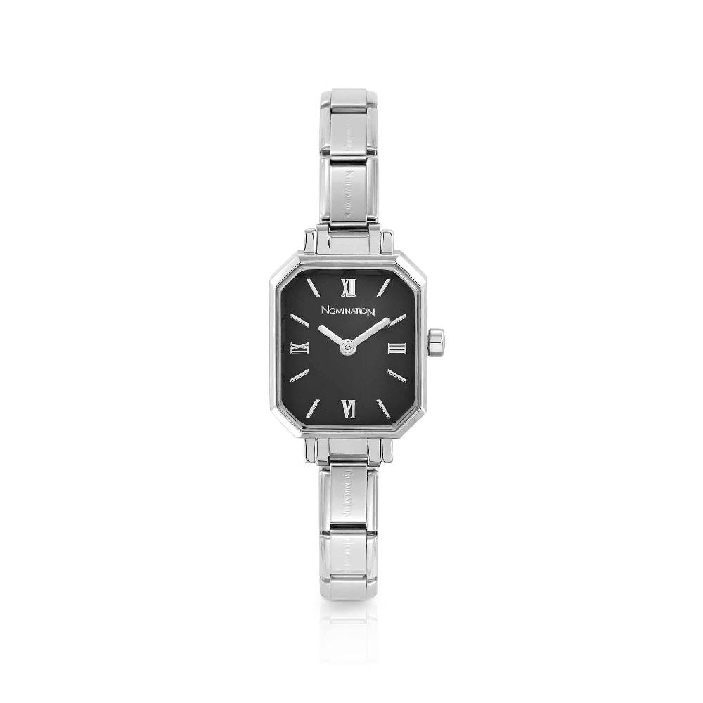 Nomination Orologio Composable Paris Nero sunray