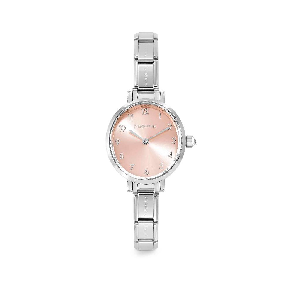 Nomination Orologio Composable con Quadrante Rosa Sunray Ovale