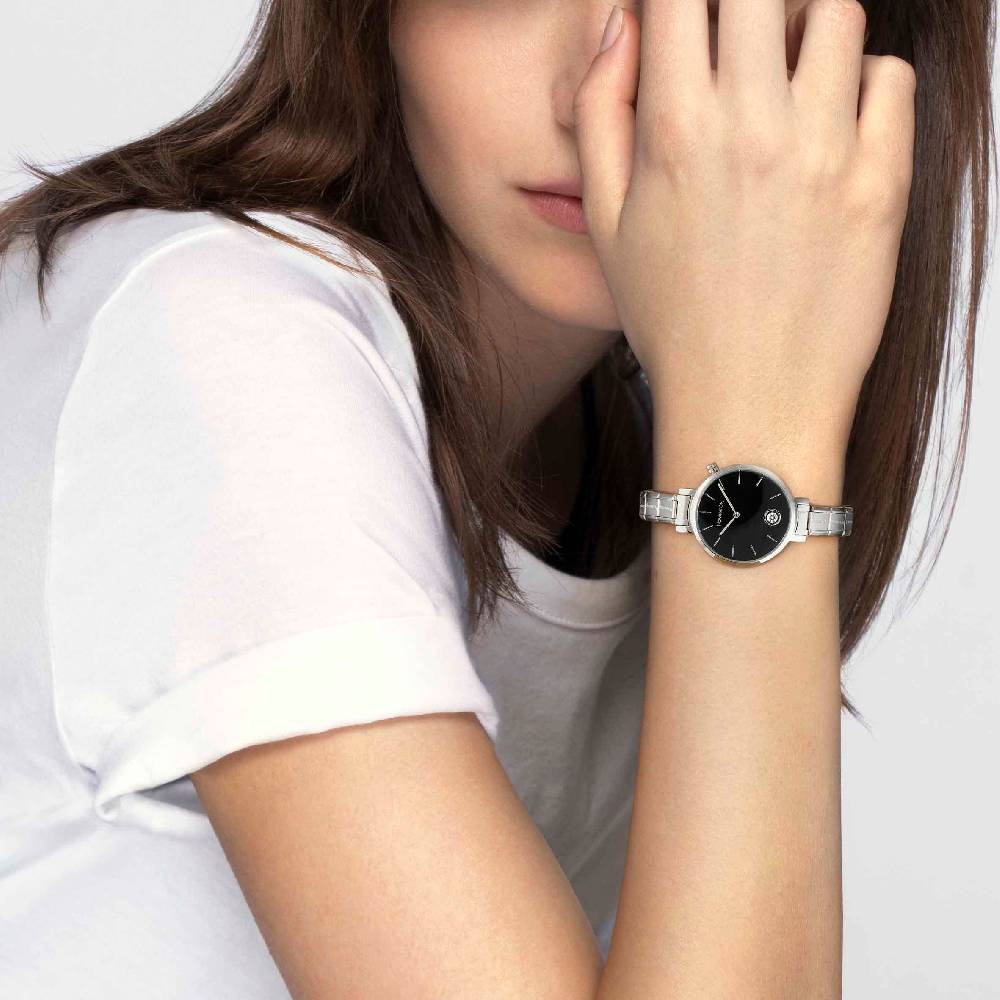 Nomination Orologio Composable Nero con Zircone Prezzo Ridotto